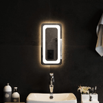 vidaXL Specchio da Bagno con Luci LED 20x40 cm