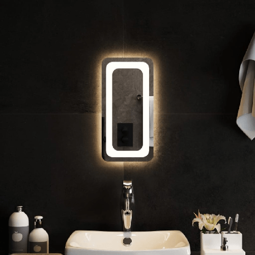 vidaXL-Specchio-da-Bagno-con-Luci-LED-20x40-cm