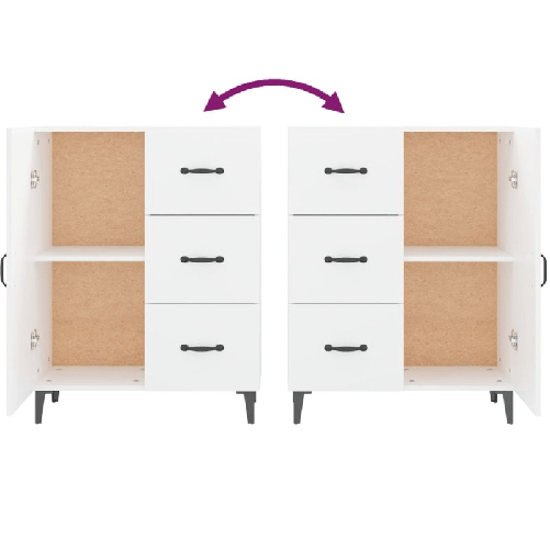 vidaXL-Credenza-Bianca-695x34x90-cm-in-Legno-ingegnerizzato