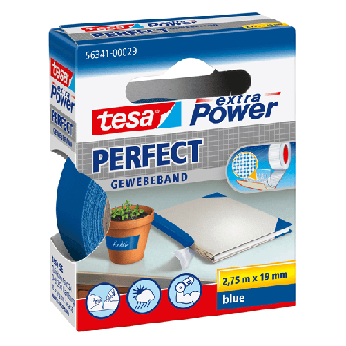 NASTRO-ADESIVO-TELATO-19MMX27MT-BLU-56341-XP-PERFECT