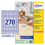 Avery L4730REV-25 etichetta per stampante Bianco Etichetta per stampante autoadesiva