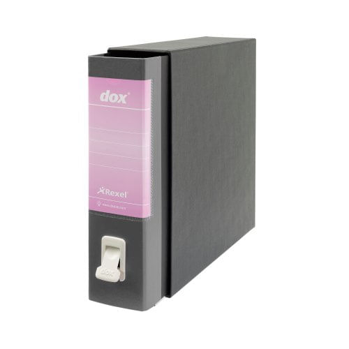 Registratore-Dox-2-grigio-chiaro-dorso-8cm-f.to-protocollo-Esselte