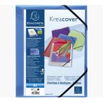 Exacompta CARTELLINA PERSONALIZ. IN PP CON ELASTICO 24x32CM COLORI ASS. KREACOVER