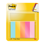 Post-It 7100259442 pouch autoadesiva Rettangolo Blu, Arancione, Rosa, Giallo 50 fogli Autoadesivo