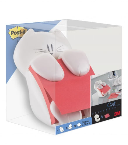 DISPENSER-GATTO---RICARICA-Post-it®-Super-Sticky-Z-Notes-76x76mm-ROSSO-RUBINO