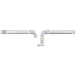 Ariston 3318370 Kit Scarico Sdoppiato 80-80 Condensazione