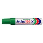 Artline Marcatore artline A 100 permanente punta scalpello jumbo verde