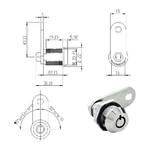 OMR 100852 Cilindro Levetta 22mm Tubolare