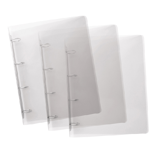 Raccoglitore-Lumina-22X30-4-TONDI-D30-PP-trasparente-Favorit