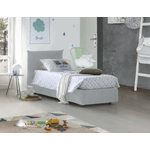 Talamo Italia Letto singolo Dguagn, Letto contenitore con rivestimento in tessuto