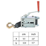vidaXL Argano a Mano con Cinghia 540 kg