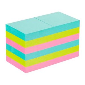 Post-It 622-12SS-COS pouch autoadesiva Quadrato Blu, Verde, Rosa 90 fogli Autoadesivo