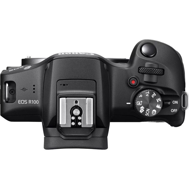 Canon-EOS-R100---RF-S-18-45mm-F4.5-6.3-IS-STM-Kit-MILC-241-MP-CMOS-6000-x-4000-Pixel-Nero