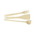 Tescoma Set 3 pz: Cucchiaio, paletta, forchettone woody