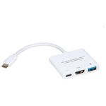 Adattatore Multiporta 3 In 1 Usb-C - Hdmi + Usb 3.0 + Porta Usb-C