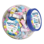 Giotto Pastel gomma per cancellare Elastomero Termoplastico (TPE) Verde, Giallo, Blu, Rosa, Viola 120 pz