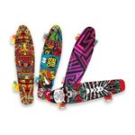 Teorema Skateboard in Plastica con Luci 57cm 100Kg