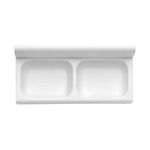 Eliplast Portasapone da Muro Bianco Doppio Plus Cm 16X6