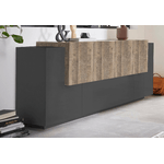 Dmora Credenza Ddionis, Madia da cucina a 7 ante, Buffet da soggiorno, Madia da cucina