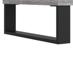 Mobile Porta Dischi Grigio Sonoma 100x38x48cm Legno ingegnerizzato