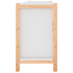 Credenza Bianca 107x38x60 cm in Legno Multistrato