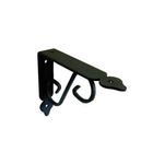 Vigor-Blinky Mensole Extra-Strong Pesanti Nero 2 Pezzi 23x17.5mm