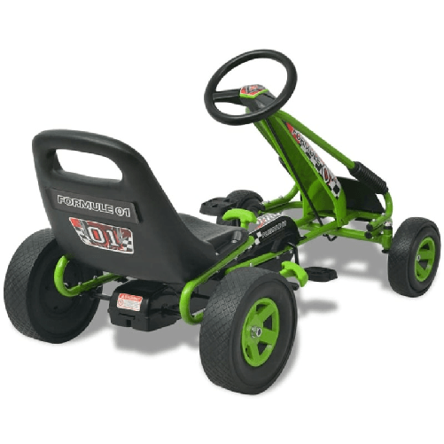 Go Kart a pedali con seduta regolabile Verde