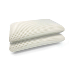 Dmora Guanciale Ddimarc, Cuscino ergonomico "saponetta" in Memory Foam forato, 100% Made in Italy