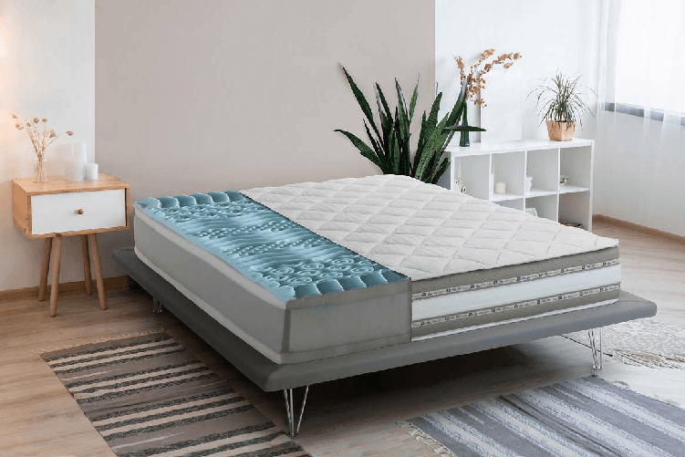 Talamo Italia Materasso singolo Dmorell, Materasso in Memory Foam e Gel a 9 zone differenziate