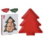 Frescura Natale Vassoio Albero 23x20cm Assortito