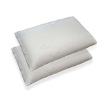 Dmora Guanciale Dartiol, Cuscino ergonomico "saponetta" in Memory Foam, 100% Made in Italy