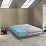 Talamo Italia Materasso piazza e mezza Dfiorio, Materasso sfoderabile in Memory Foam e Waterfoam