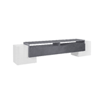 Dmora Mobile porta TV Dfinard, Credenza bassa da soggiorno, Base porta TV, 100% Made in Italy