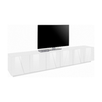 Dmora Mobile porta TV Dgil, Credenza bassa da soggiorno, Base porta TV, 100% Made in Italy