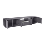 Dmora Mobile porta TV Dlepor, Credenza bassa da soggiorno, Base porta TV, 100% Made in Italy