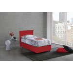 Talamo Italia Letto singolo Dban, Letto contenitore con rivestimento in tessuto