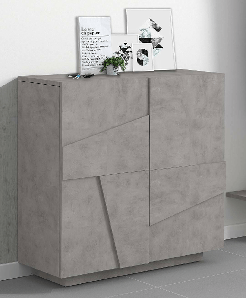 Dmora Scarpiera Dfogl, Mobile multiuso a 2 ante, Portascarpe da ingresso, 100% Made in Italy