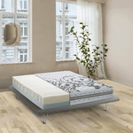 Talamo Italia Materasso singolo Dmeazz, Materasso in Memory foam e Waterfoam, 100% Made in Italy