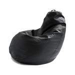 Talamo Italia Pouf Dabbew, Pouf a sacco, 100% Made in Italy, Poltrona a sacco in ecopelle