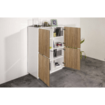 Dmora Credenza Dpaci, Madia da cucina a 4 ante, Buffet da soggiorno, 100% Made in Italy