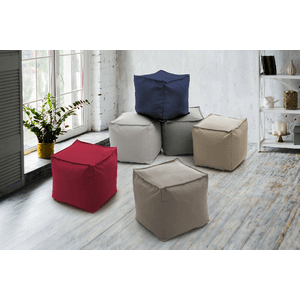 Talamo Italia Pouf Dabbey, Pouf multifunzione, 100% Made in Italy