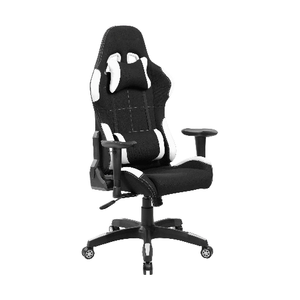 Dmora Sedia da gaming Daren, Poltrona da gaming adulto, Sedia da scrivania, 57x72h124/134 cm