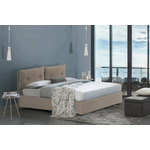 Talamo Italia Letto matrimoniale Dgalant, Letto contenitore con rivestimento in ecopelle