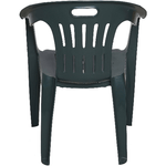 Dmora Sedia da esterno Dmotti, Set di 4 sedute da giardino, Sedia per tavolo da pranzo