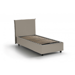 Talamo Italia Letto singolo Daram, Letto contenitore con rivestimento in ecopelle