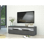 Dmora Mobile porta TV Ddunca, Credenza bassa da soggiorno a 1 anta, Base porta TV