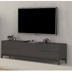 Dmora Mobile porta TV Dlemm, Credenza bassa da soggiorno, Base porta TV, 100% Made in Italy