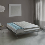 Talamo Italia Materasso singolo Dlea, Materasso sfoderabile in Memory Foam e Gel Waterfoam