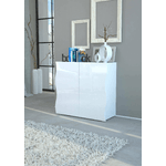 Dmora Credenza Dlandin, Madia da cucina a 2 ante, Buffet da soggiorno, 100% Made in Italy