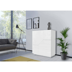 Dmora Credenza Dkoud, Madia da cucina a 2 ante, Buffet da soggiorno, 100% Made in Italy